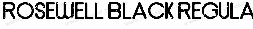 Rosewell Black Regular字体转换